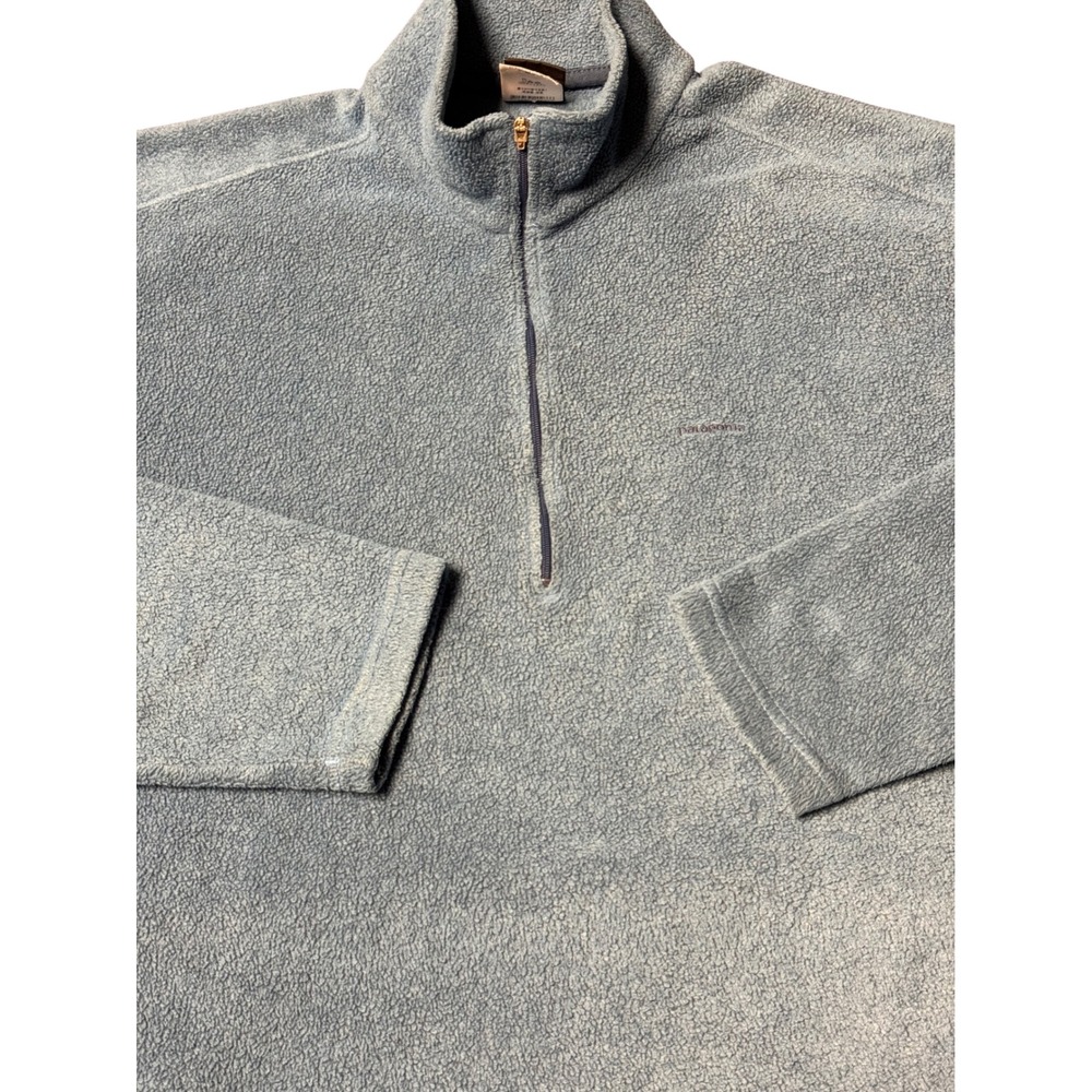 Vintage Patagonia Capilene Fleece Quarter Zip Mens Large Blue Pullover Gropcore - Picture 7 of 14